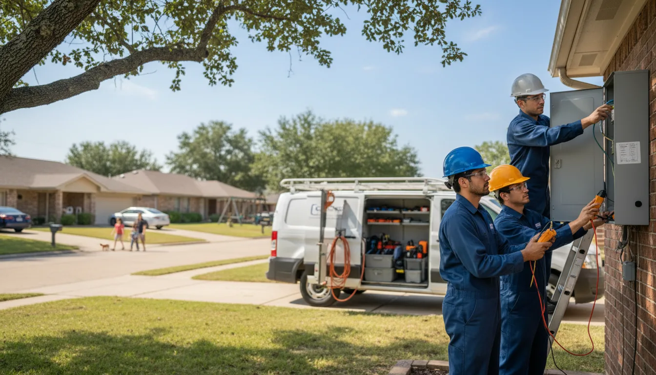 Certified electrician providing emergency electrical services in Rayland, OH